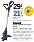 Coupe bordure électrique 600 w - FOXTER en promo chez E.Leclerc Bergerac à 21,95 €