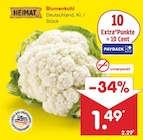 Blumenkohl für 1,49 € bei Netto Marken-Discount im Angebot Blumenkohl im aktuellen Netto Marken-Discount Prospekt