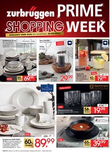 Fisch im aktuellen ZurbrĂĽggen Prospekt (Essen) Fisch im ZurbrĂĽggen Prospekt "PRIME SHOPPING WEEK" mit 38 Seiten (Essen)