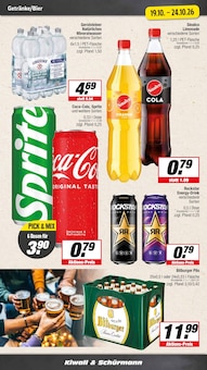 Cola im EDEKA Prospekt "Aktuelle Angebote" mit 23 Seiten (Marl)