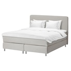 Boxspringbett Vatneström fest/Tistedal Gunnared beige 160x200 cm von DUNVIK im aktuellen IKEA Prospekt