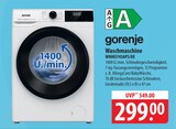 Aktuelles Gorenje Waschmaschine WNHEI74SAPS/DE Angebot bei famila Nordost in Buchholz (Nordheide) ab 299,00 €