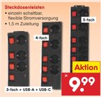 Steckdosenleisten im Netto Marken-Discount Prospekt Steckdosenleisten von im aktuellen Netto Marken-Discount Prospekt für 9,99 €