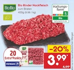 Bio Rinder Hackfleisch von BioBio im aktuellen Netto Marken-Discount Prospekt