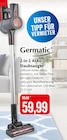 2-in-1 Akku-Staubsauger Angebote von Germatic bei Kaufhaus Stolz Rostock für 59,99 €