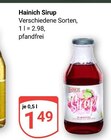 Sirup im Angebot bei GLOBUS in Gießen Sirup Angebote von Hainich bei GLOBUS Gießen für 1,49 €