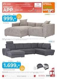 Ecksofa Angebot & Preis im aktuellen XXXLutz Prospekt Ecksofa Angebot im aktuellen XXXLutz Prospekt auf Seite 21