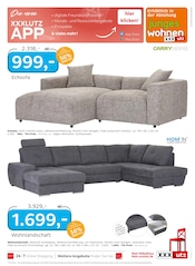 Ecksofa im XXXLutz Prospekt in Freiburg Aktueller XXXLutz Prospekt mit Ecksofa, "NR. 1 BEIM PREIS", Seite 21
