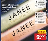 Chardonnay im Netto Marken-Discount Prospekt Chardonnay von Janee im aktuellen Netto Marken-Discount Prospekt für 2,99 €