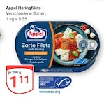 Heringfilets im Angebot bei GLOBUS in Leipzig Heringfilets Angebote von Appel bei GLOBUS Leipzig für 1,11 €
