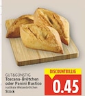 Toscana-Brötchen von Gut&Günstig für 0,45 € bei E center im Angebot Toscana-Brötchen von Gut&Günstig im aktuellen E center Prospekt