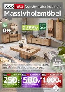 XXXLutz Möbelhäuser Prospekt Von der Natur inspiriert: Massivholzmöbel mit 10 Seiten