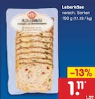 Netto Marken-Discount Offenbach - Leberkäse Angebot im Prospekt Leberkäse bei Netto Marken-Discount im Offenbach Prospekt für 1,11 €