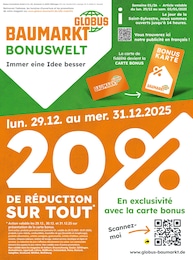 Prospectus Bricolage de Globus-Baumarkt à Hettange-Grande: "GLOBUS BAUMARKT Immer eine Idee besser", 4 pages, 29/12/2025 - 03/01/2026