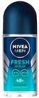 Lot de 2 déodorants roll-on fresh océan homme - NIVEA MEN en promo chez Carrefour Villeneuve-d'Ascq à 3,98 €