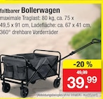 faltbarer Bollerwagen im Angebot bei Zimmermann in Peine faltbarer Bollerwagen Angebote bei Zimmermann Peine für 39,99 €