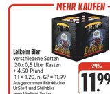 Bier bei EDEKA im Rauhenebrach Prospekt für 11,99 €