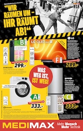 Aktueller MEDIMAX Prospekt, "WIR RÄUMEN UM - IHR RÄUMT AB!", mit Angeboten der Woche, gültig von 24.04.2026 bis 24.04.2026