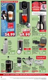 Ähnliche Espressomaschine Angebote im Prospekt "Aktuelle Angebote" von Kaufland in Kassel Ähnliche Angebote wie Espressomaschine im Prospekt "Aktuelle Angebote" auf Seite 34 von Kaufland in Kassel