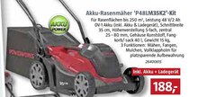 Akku-Rasenmäher P48LM35K2-Kit bei BAUHAUS in Dortmund Akku-Rasenmäher P48LM35K2-Kit im Angebot bei BAUHAUS Dortmund für 188,00 €
