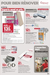 Promos Verre dans le catalogue "POUR BIEN RÉNOVER COMPTEZ SUR NOUS…" de Gedimat Verre en promo dans le catalogue Gedimat à la page 15