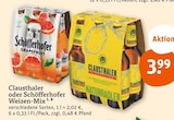 tegut Bebra - Clausthaler oder Schöfferhofer Weizen-Mix Angebot im Prospekt Clausthaler oder Schöfferhofer Weizen-Mix bei tegut im Bebra Prospekt für 3,99 €