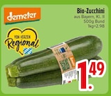 Bio-Zucchini Angebote von demeter bei EDEKA Heidenheim für 1,49 €