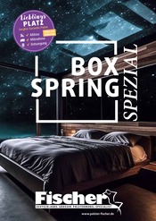 Möbel im Polstermöbel Fischer Prospekt in Bruchsal Aktueller Polstermöbel Fischer Prospekt mit Möbel, "Boxspring Spezial", Seite 1