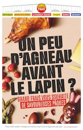 Grand Frais Catalogue "Un peu d'agneau avant le lapin ?", 6 pages, Saint-Roch,  26/03/2023 - 09/04/2023