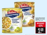 Hühner Nudeltopf im Angebot bei Marktkauf in Sindelfingen Hühner Nudeltopf Angebote von Sonnen Bassermann bei Marktkauf Sindelfingen für 1,69 €