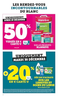 Catalogue Super U à Melsheim cette semaine, valable du 16/12/2025 au 11/01/2026 Prospectus Super U à Melsheim, "Super U", 36 pages de promos valables du 16/12/2025 au 11/01/2026