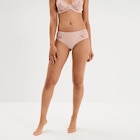 Shorty avec dentelle rose clair femme à 8,99 € dans le catalogue La Halle