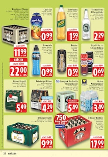 Cola im aktuellen EDEKA Prospekt (Dorsten) Cola im EDEKA Prospekt "Aktuelle Angebote" mit 30 Seiten (Dorsten)