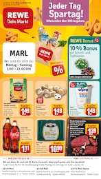 REWE Prospekt für Marl mit 32 Seiten Der aktuelle REWE Prospekt "Dein Markt" mit Seiten (Marl)