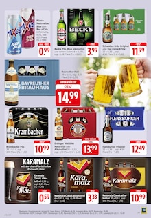 Krombacher im EDEKA Prospekt "Aktuelle Angebote" mit 42 Seiten (Leonberg)