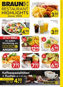 Kaffee im aktuellen BRAUN Möbel-Center Prospekt (Albstadt) Kaffee im BRAUN Möbel-Center Prospekt "Restaurant Highlights" mit 4 Seiten (Albstadt)