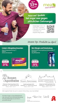 mea - meine apotheke Prospekt Unsere April-Angebote mit 4 Seiten