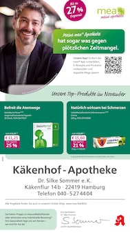 mea - meine apotheke Prospekt der KW 45 "Unsere November-Angebote" Aktueller mea - meine apotheke Prospekt "Unsere November-Angebote" Seite 1 von 4 Seiten