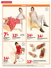 Promos Chaussures dans le catalogue "LA FÊTE DE MAMAN" de Auchan Hypermarché Chaussures en promo dans le catalogue Auchan Hypermarché à la page 10