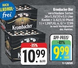 Aktuelle Krombacher Angebote bei EDEKA in Erlangen Aktuelles Bier Angebot bei EDEKA in Erlangen ab 9,99 €