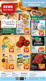 Aktueller REWE Prospekt mit Fleisch, "Dein Markt", Seite 1