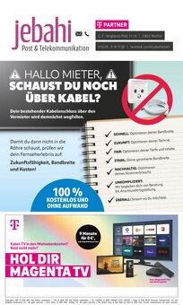 Post & Telekommunikation Jebahi Prospekt Top Angebote mit  Seiten in Halle (Westfalen) und Umgebung