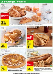 Prix et réduction Croissant dans le prospectus Carrefour en cours Offre Croissant dans le catalogue Carrefour du moment à la page 26