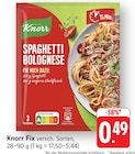 Fix Spaghetti Bolognese bei E center im Ehingen Prospekt für 0,49 €