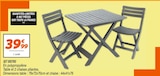 Set bistro - Netto à Pontoise Set bistro en promo chez Netto Pontoise à 39,99 €