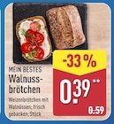 Walnuss-brötchen von MEIN BESTES für 0,39 € bei ALDI Nord im Angebot Walnuss-brötchen von MEIN BESTES im aktuellen ALDI Nord Prospekt