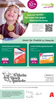 mea - meine apotheke Prospekt der Woche "Unsere Dezember-Angebote" Seite 1, 01.12.2025 bis 31.12.2025 für Nürnberg Aktueller mea - meine apotheke Prospekt "Unsere Dezember-Angebote" Seite 1 von 4 Seiten für Nürnberg