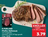 Aktuelles Pfeffer-Hüftsteak Angebot bei Kaufland in Dortmund ab 3,79 €