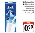 Haltbare Milch Angebote von Weihenstephan bei nah und gut Bautzen für 0,99 €