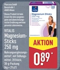 Magnesium-Sticks von Vitalis im aktuellen ALDI Nord Prospekt